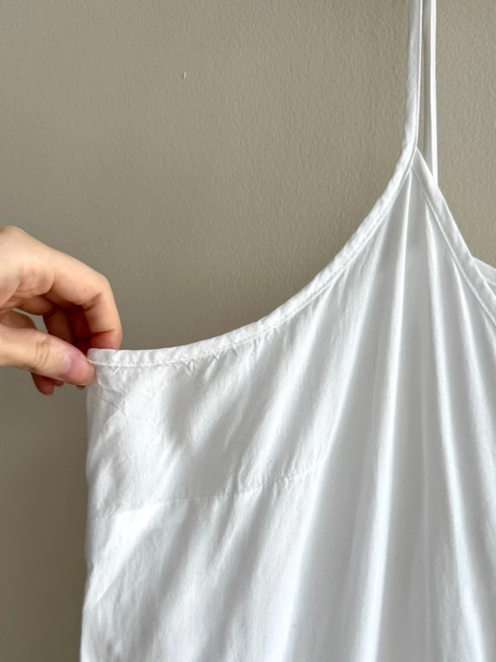 J. Crew Women’s White V-Neck Camisole Made with Liberty Fabric Shirt, Size 2X